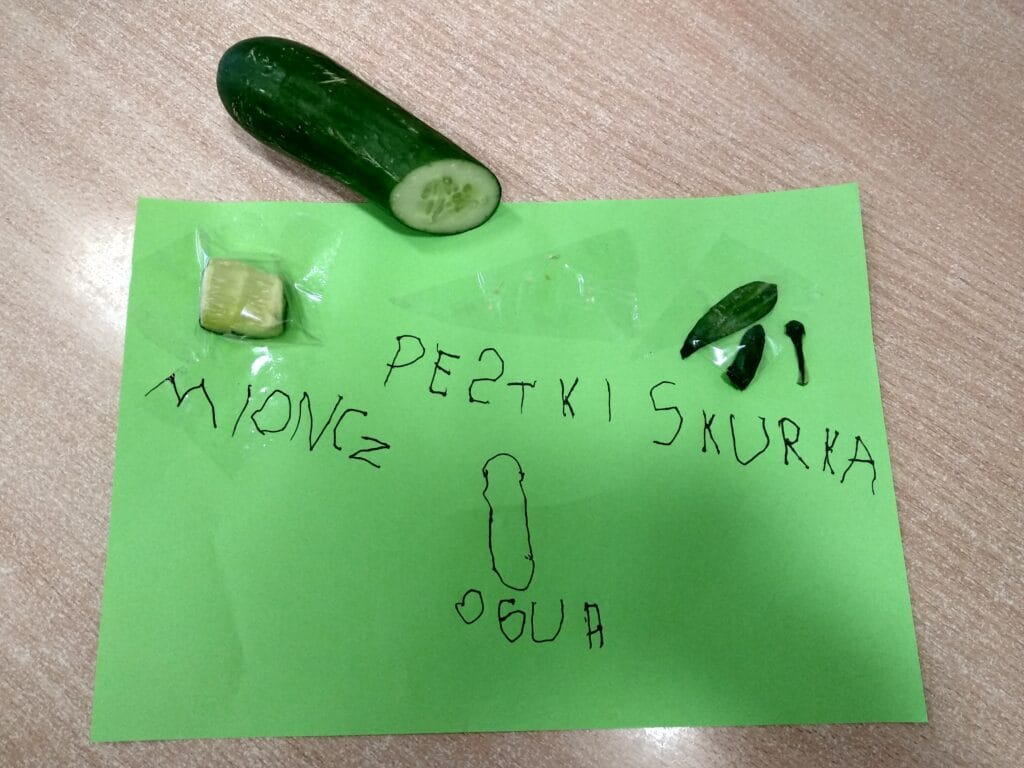 Samodzielne podpisywanie części ogórka